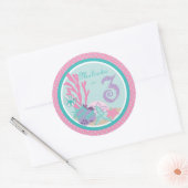Rond Sticker pour petite sirène 3 (Enveloppe)