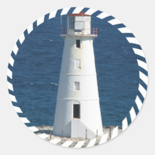 Rond Sticker pour phare nautique