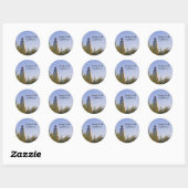 Rond Sticker pour phare Sandy Hook III (Feuille)