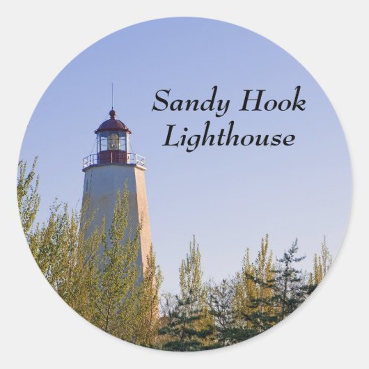Rond Sticker pour phare Sandy Hook III (Devant)