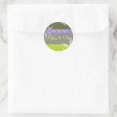 Rond Sticker pour phoque simple et doux (Sac)