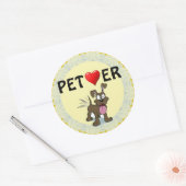 Rond Sticker pour poète (Enveloppe)