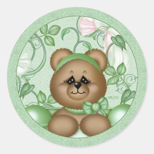 Rond Sticker pour pois (Devant)