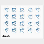 Rond Sticker pour poulets (Feuille)