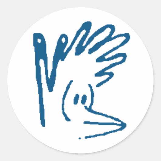 Rond Sticker pour poulets (Devant)