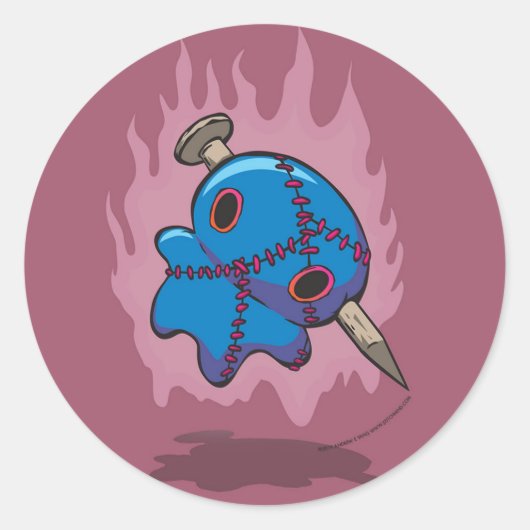 Rond Sticker pour poupée monstre (Devant)