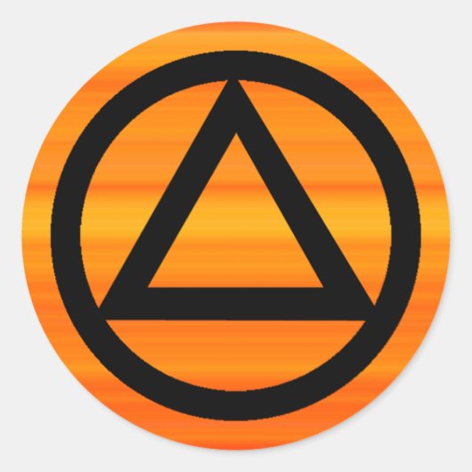 Rond Sticker pour récupération circulaire et triangulai (Devant)