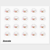 Rond Sticker pour sac de traitement Super Halloween fab (Feuille)