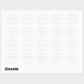 Rond Sticker pour savon (Feuille)
