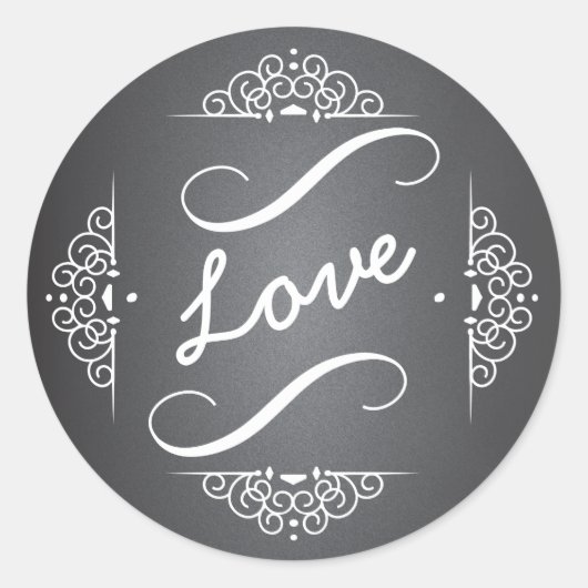 Rond Sticker pour sceau d'enveloppe de tableau de bord (Devant)