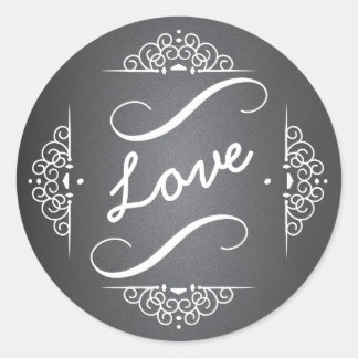 Rond Sticker pour sceau d'enveloppe de tableau de bord