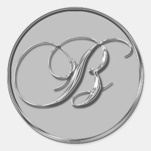 Rond Sticker pour sceau en argent du Mariage officiel M