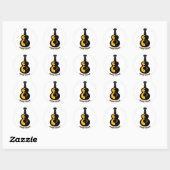 Rond Sticker pour sélecteur de guitare (Feuille)