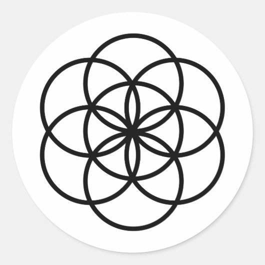 Rond Sticker pour semences de vie (Devant)