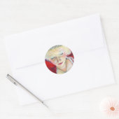 Rond Sticker pour serrure de serrure de coeur de Foreve (Enveloppe)