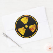 Rond Sticker pour signalisation nucléaire sale (Enveloppe)