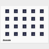 Rond Sticker pour signes Zodiac Aries (Feuille)