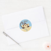 Rond Sticker pour singe (Enveloppe)