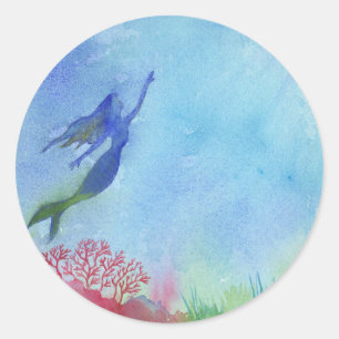 Rond Sticker pour sirène sous-marine