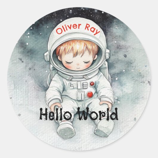 Rond Sticker pour sonorisation cosmique (Devant)