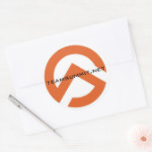 Rond Sticker pour symbole TS (Enveloppe)