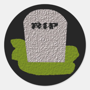 Rond Sticker pour tombstone RIP