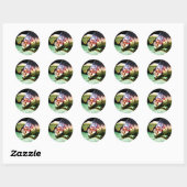 Rond Sticker pour tortue de mer (Feuille)