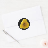 Rond Sticker pour tulipe jaune (Enveloppe)