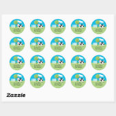 Rond Sticker pour vache (Feuille)