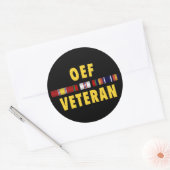 Rond Sticker pour vétérinaire OEF (Enveloppe)