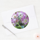 Rond Sticker pour violets africains (Enveloppe)