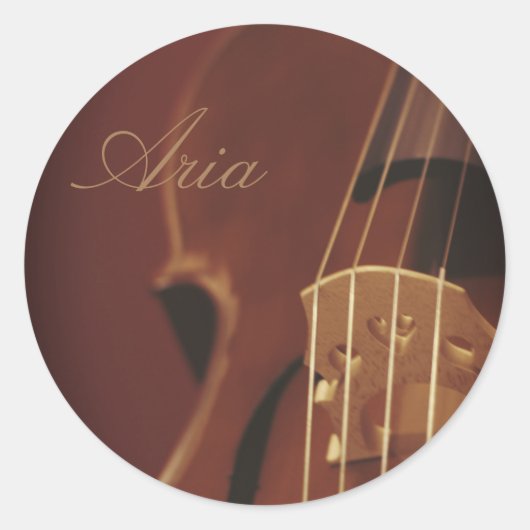 Rond Sticker pour violon (Devant)