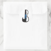 Rond Sticker pour violon électrique cool ! (Sac)