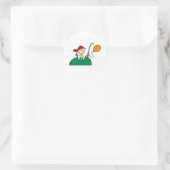 Rond Sticker pour voitures pare-chocs (Sac)