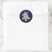 Rond Sticker pour votre Altesse Royale (Sac)