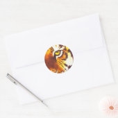 Rond Sticker pour yeux de tigre (Enveloppe)