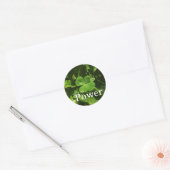 Rond Sticker 'Power' (Enveloppe)
