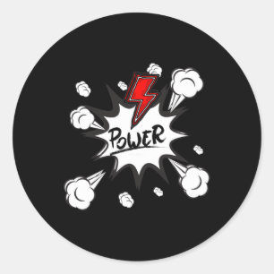 Rond Sticker Power Puff