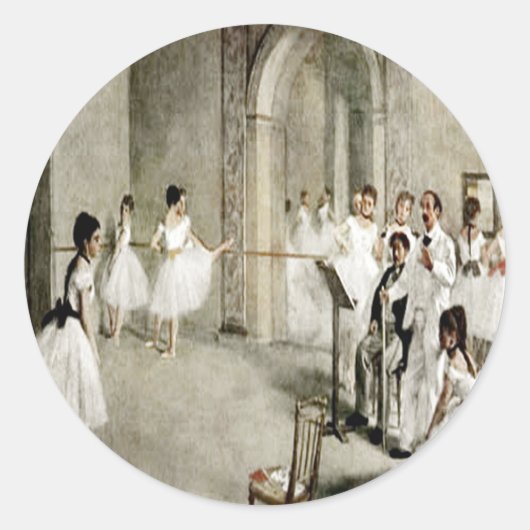 Rond Sticker pratique ballet (Devant)