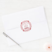 Rond Sticker préféré pour le premier rodéo rouge - West (Enveloppe)