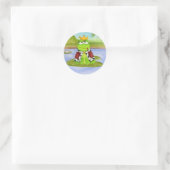 Rond Sticker Prince de grenouille (Sac)
