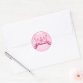 Rond Sticker Princess (Enveloppe)