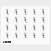 Rond Sticker Princess Annie (Feuille)