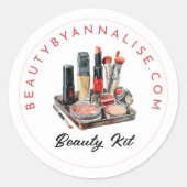 Rond Sticker produit de marque de maquillage (Devant)