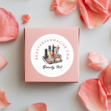 Sticker produit de marque de maquillage