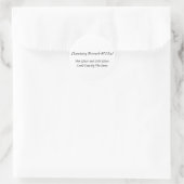Rond Sticker Proverbe Chimie (Sac)