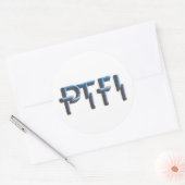 Rond Sticker PTFI (Enveloppe)