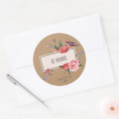 Rond Sticker Purim Kraft (Enveloppe)