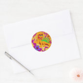 Rond Sticker Qi Lin (Enveloppe)