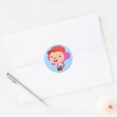 Rond Sticker Qkids Momo (Enveloppe)